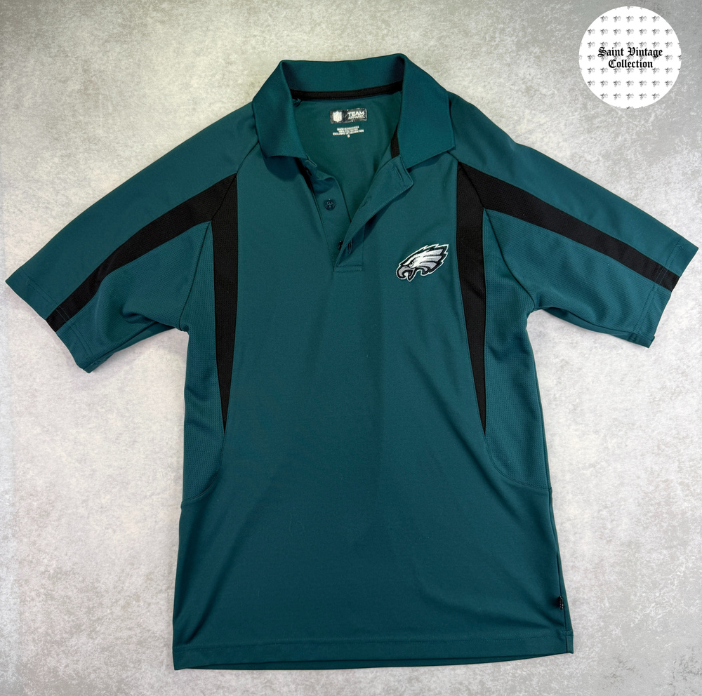 Philadelphia Eagles Green Small Polo Shirt